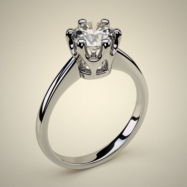 SOLITAIRE RING ENG075